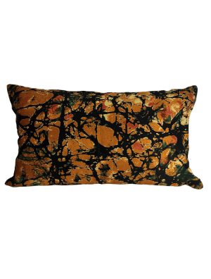 Housse de coussin Rectangle en bologan jaune