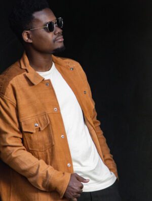 Veste "Layno" en coton tissé main teinture 100% végétale