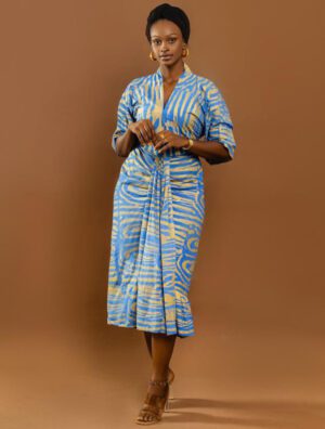 Robe MAYA Milia teinture artisanale africain
