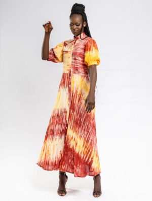 Robe KENYA rangi teinture artisanale