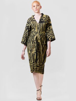 Robe MAYA Milia avec du coton et teinture artisanale