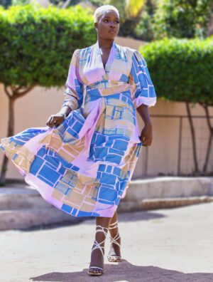 Ensemble MWASSI raba teinture made in Mali 100%