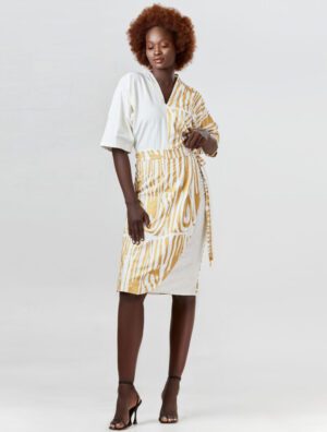 Robe SENA milia pour femme 100 % teinture artisanale