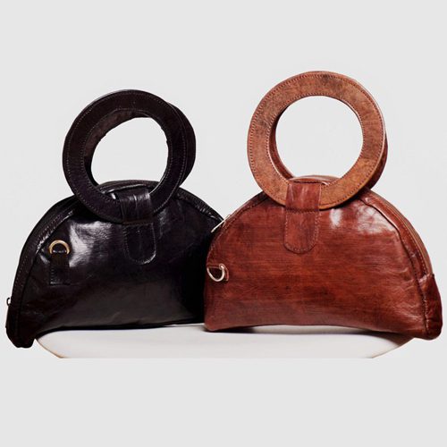 Sac en cuir africain de luxe