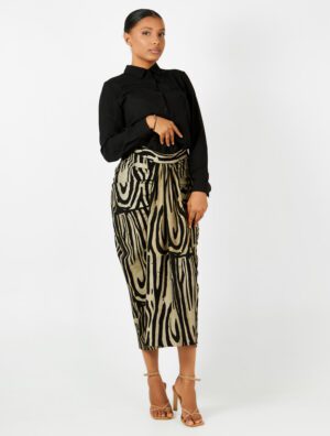 La jupe Maya noire Made in Mali teinture artisanale afrique