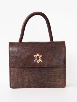 Sac en cuir avec bandoulière - Jolofette Minibag