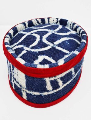 Chapeau Ndop liséré rouge