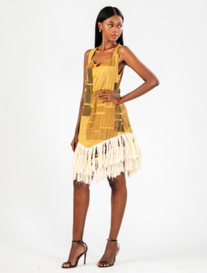 La robe Debo bogolan teinture artisanale et 100 coton made in mali