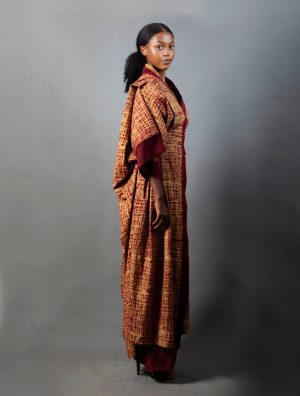 Boubou Nògòkun Cizan authentique et original rouge